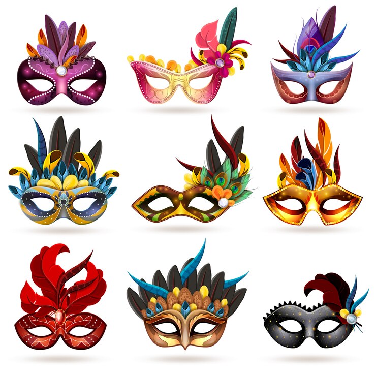 Vector Gratis  mask icons set 