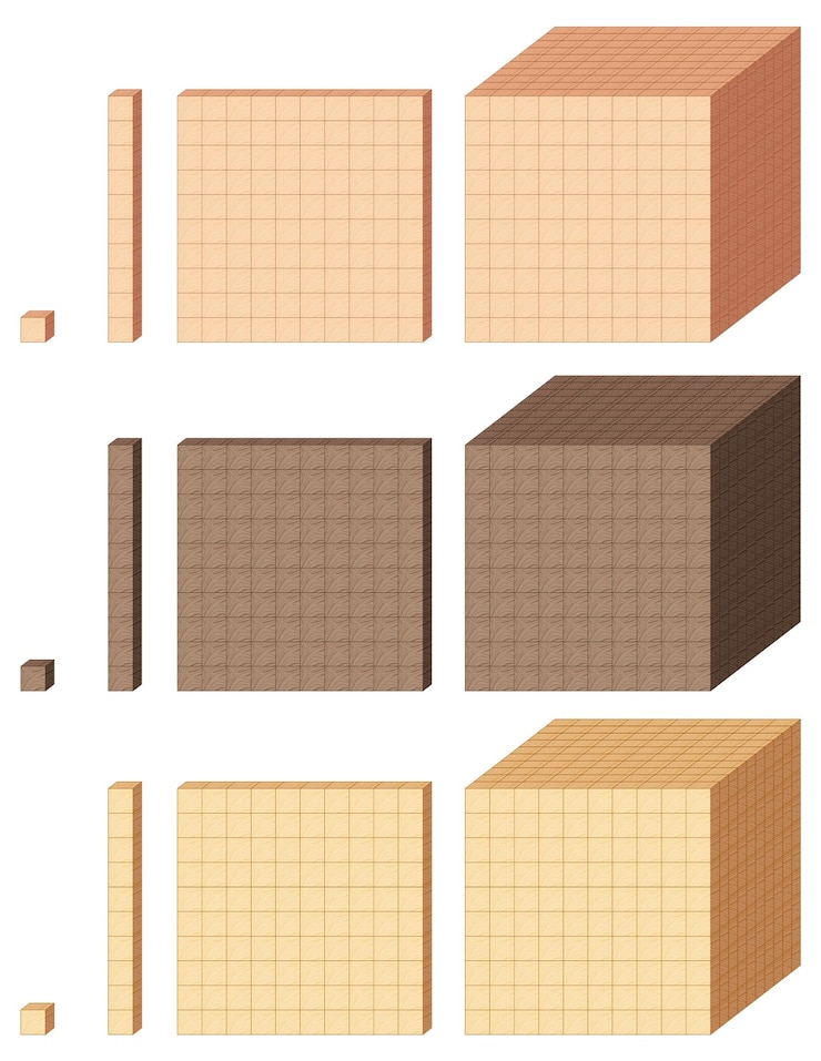 Vector Gratis mathematical blocks for educational purposes