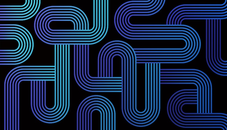 Vector Gratis maze lines abstract