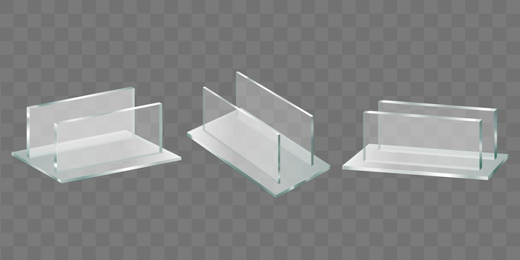 Vector Gratis menu, price tag plastic holders realistic vector