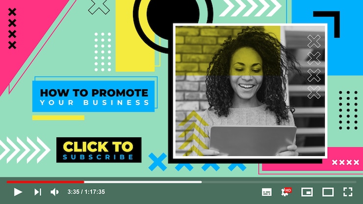 Vector Gratis miniatur youtube bisnis abstrak datar