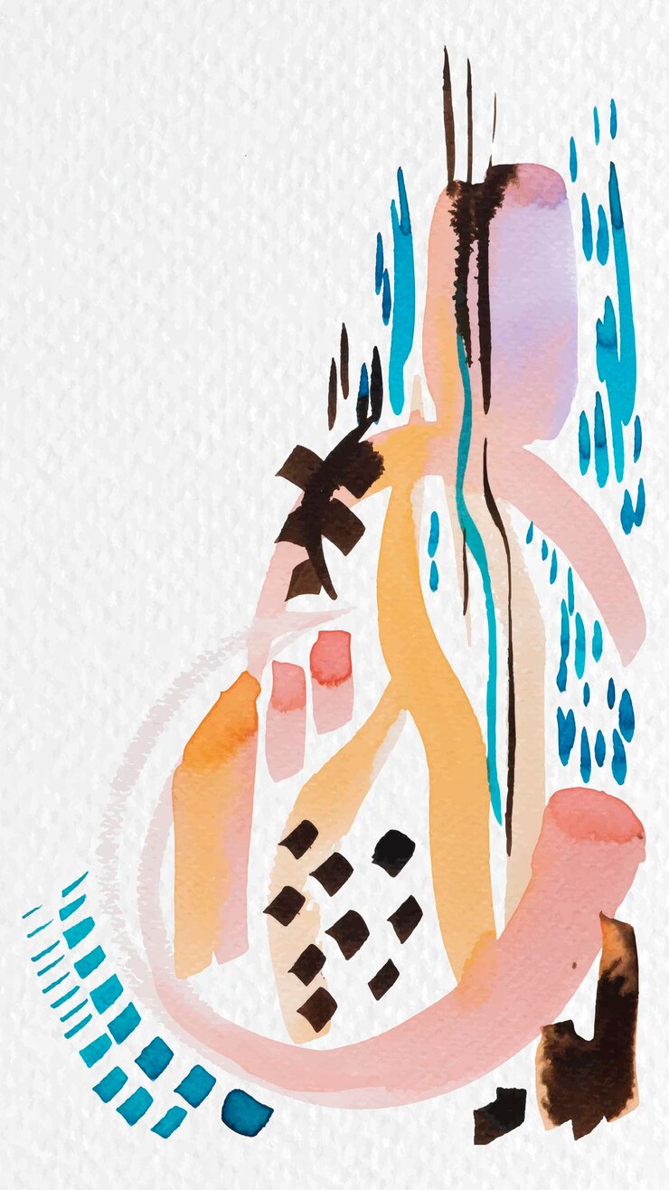 Vector Gratis mixed watercolor brush paint