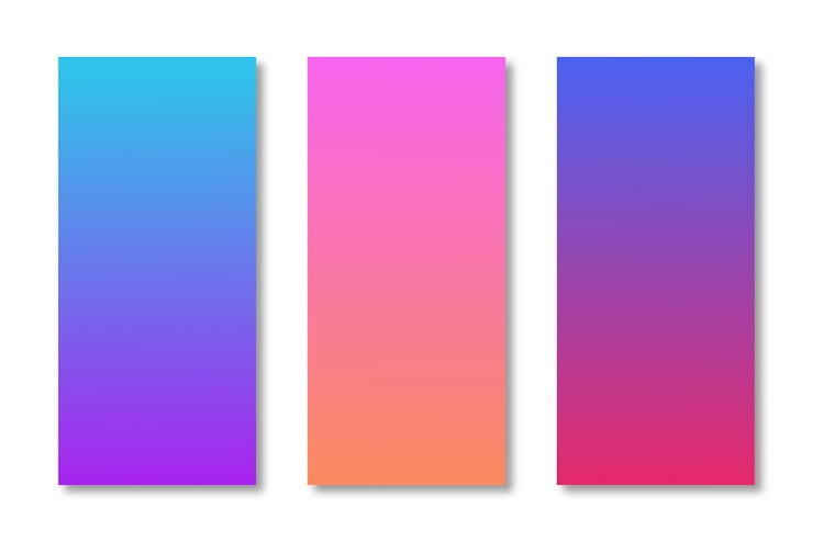 Vector Gratis mobile gradient backgrounds 2
