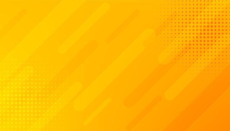 Vector Gratis modern and bright yellow backdrop in halftone style