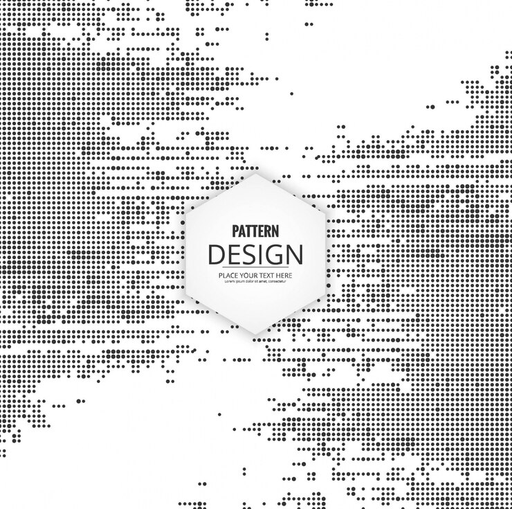Vector Gratis modern background with halftone shapes