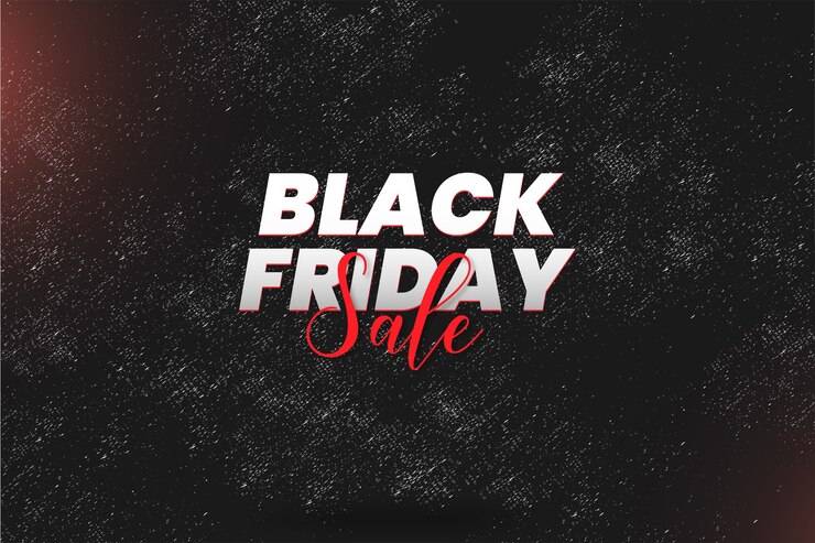 Vector Gratis modern black friday sale with abstract grunge texture