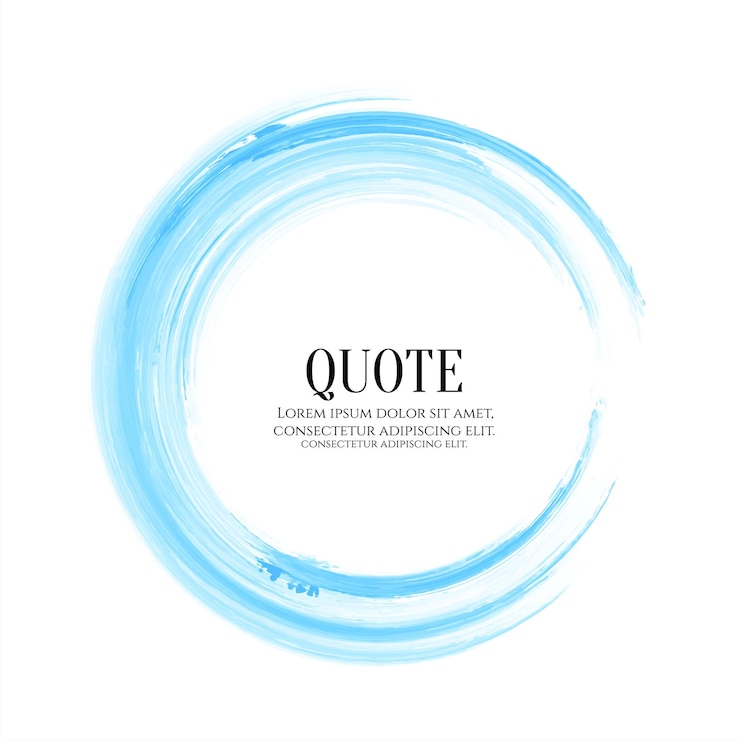 Vector Gratis modern blue color circular grunge frame design