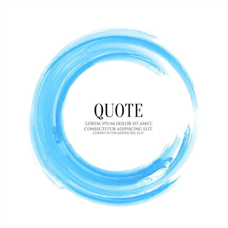 Vector Gratis modern blue color circular grunge frame design