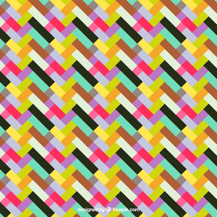 Vector Gratis modern bright colors geometric pattern