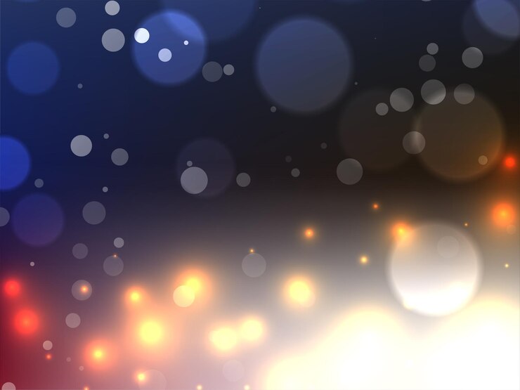 Vector Gratis modern glowing bokeh style background
