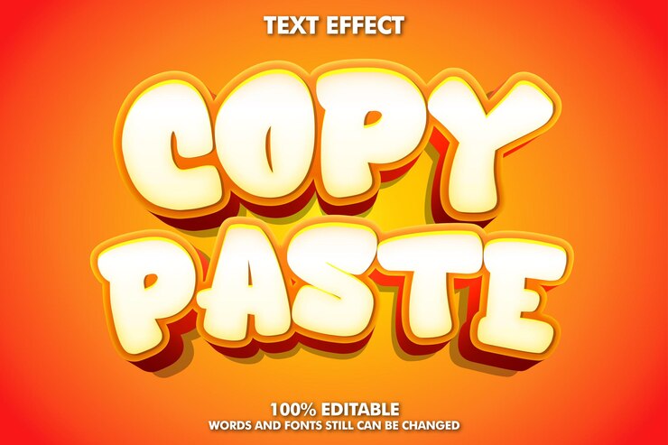 Vector Gratis modern graffiti text effects