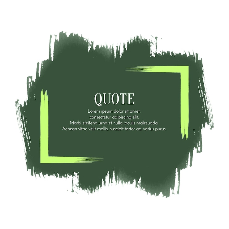 Vector Gratis modern green grunge frame banner design