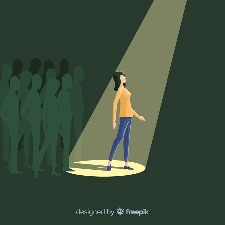 Vector Gratis modern looking for talent concept