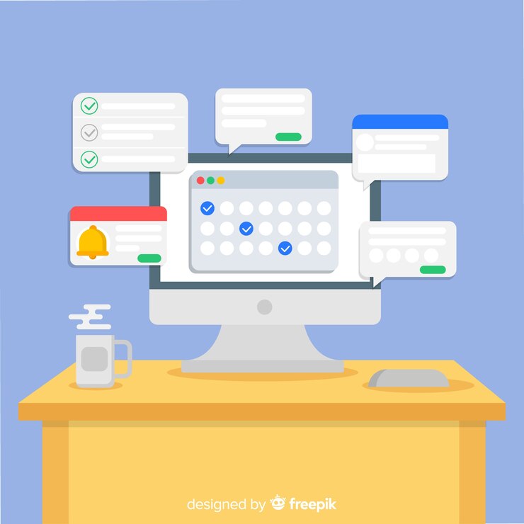 Vector Gratis modern planning schedule concept