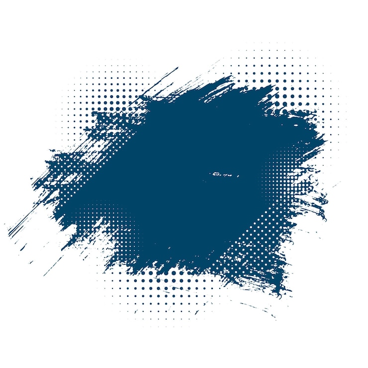 modern watercolor stain texture halftone background with grungy effect vector