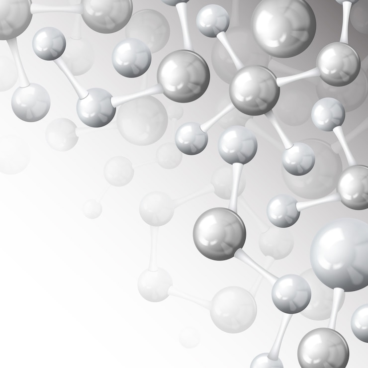 Vector Gratis molecule 3d background