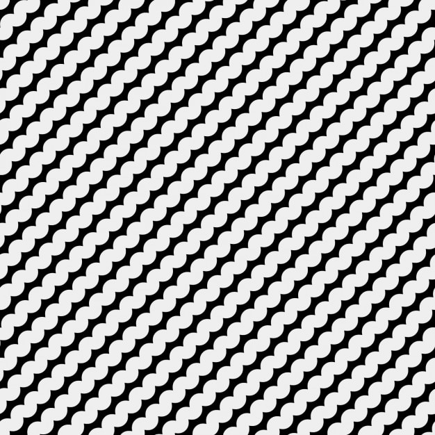 Vector Gratis monochromatic pattern with wavy lines