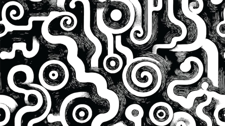 Vector Gratis monochrome celtic artwork