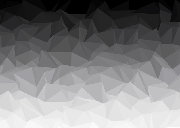 monochrome low poly design