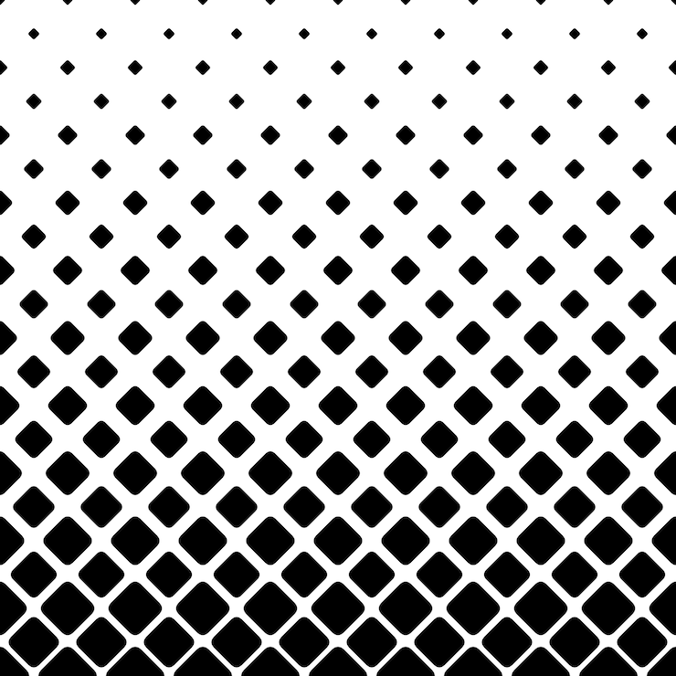 Vector Gratis monochrome square pattern background - geometric vector illustration