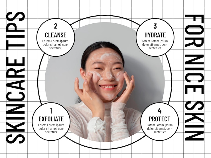 Vector Gratis monocolor beauty circle diagram