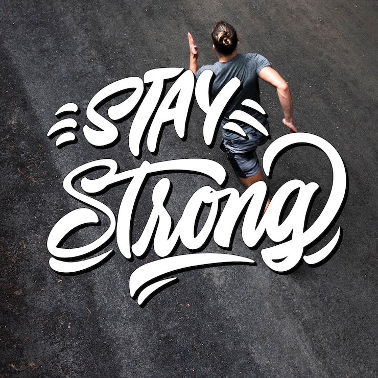 Vector Gratis motivational typography with photo