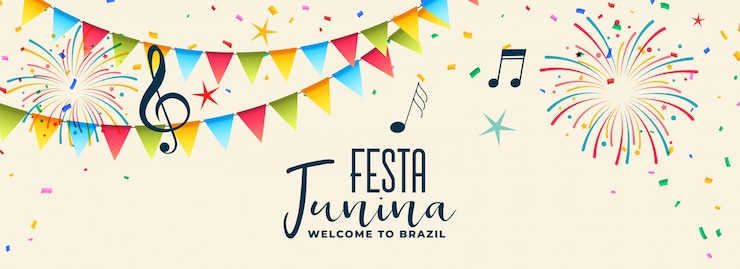 Vector Gratis musical festca junina colorful design