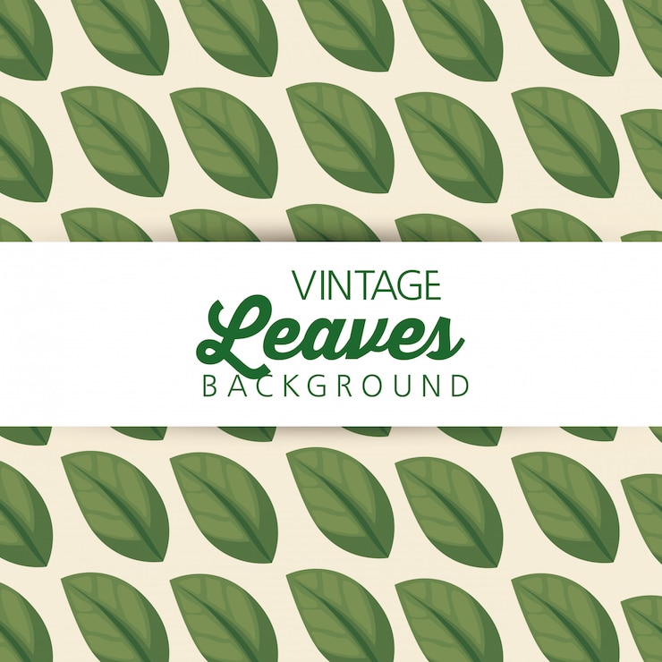 Vector Gratis nature leaves plants pattern