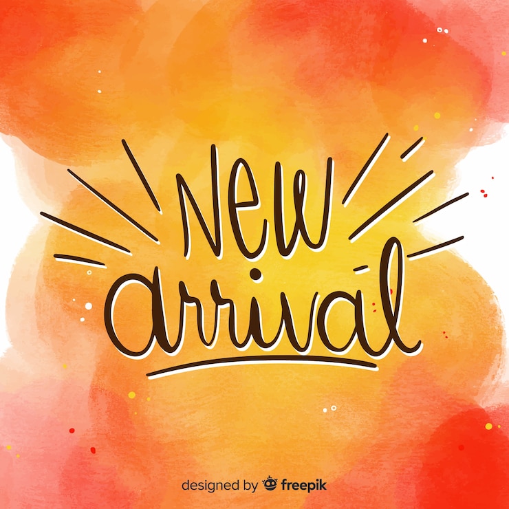 Vector Gratis new arrival background in watercolor style