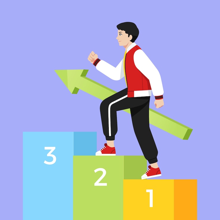 Vector Gratis next step illustration