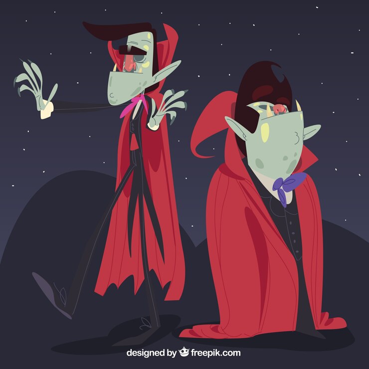 Vector Gratis nice vampire character