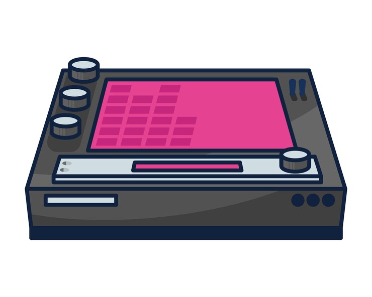 Vector Gratis nineties pop art style music