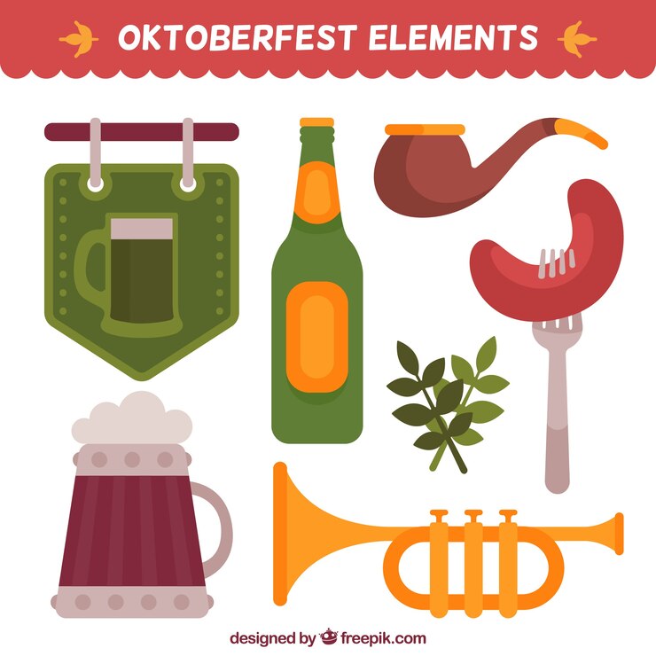 Vector Gratis oktoberfest elements collection