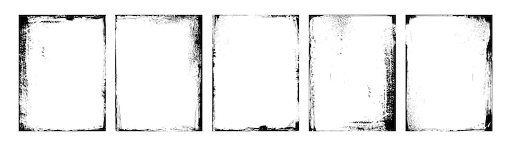 Vector Gratis old covers set isolated on white background