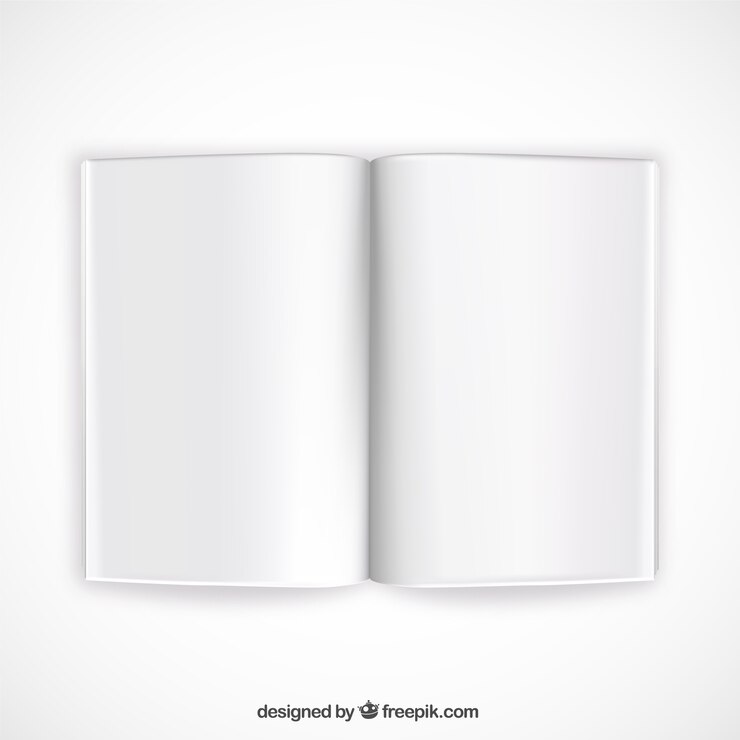 Vector Gratis opened book mockup