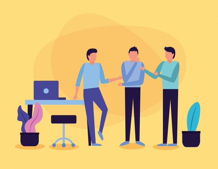 Vector Gratis orang-orang bisnis bekerja