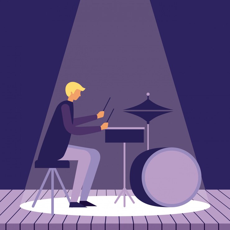 Vector Gratis orang-orang musik instrumen