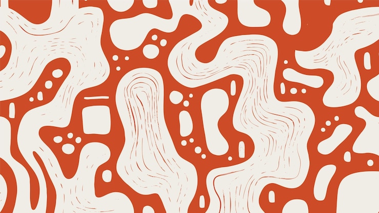 Vector Gratis orange liquid background