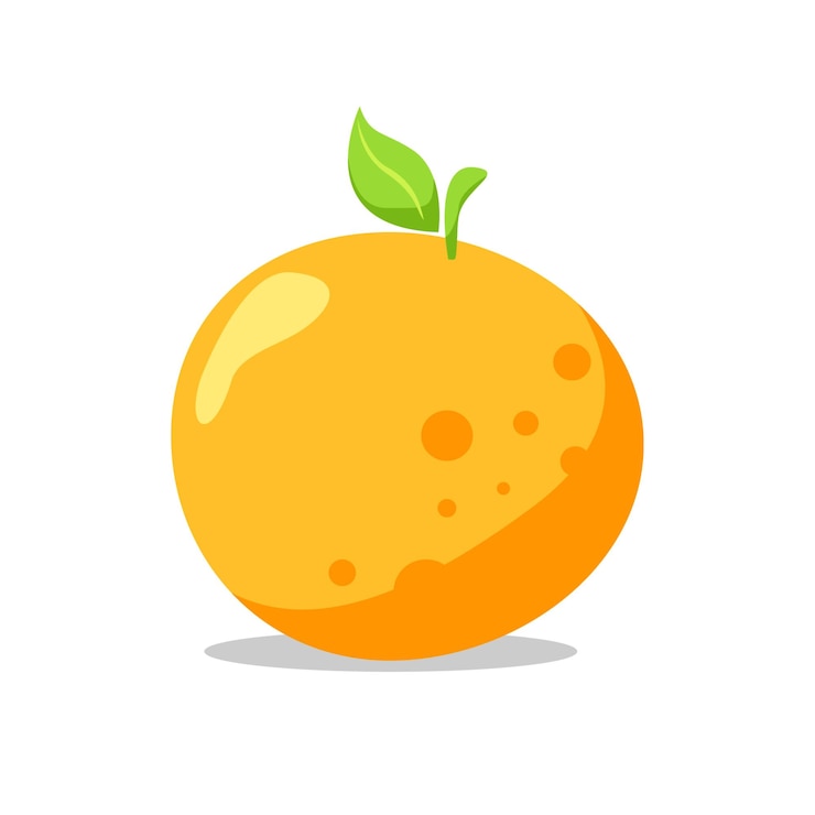 Vector Gratis orange vector flat design colorful