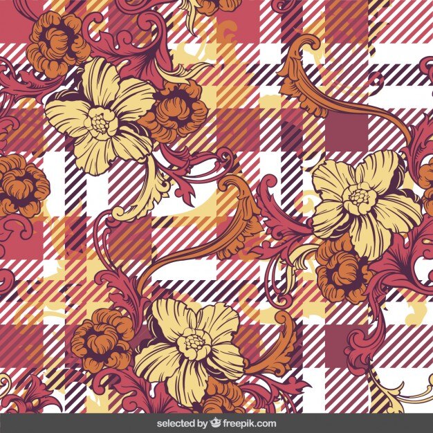 Vector Gratis ornamental background in autumn tones