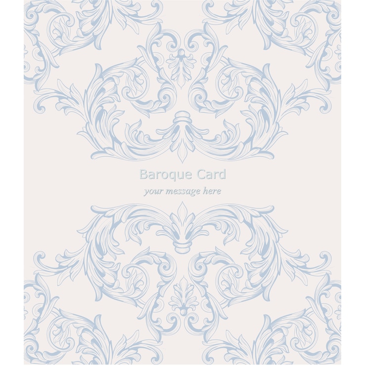 Vector Gratis ornamental card design