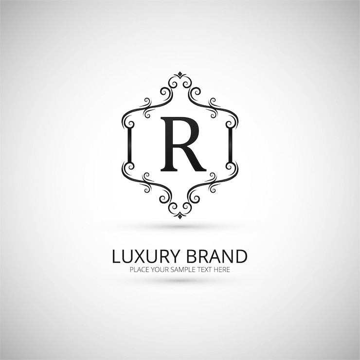 Vector Gratis ornamental letter r logo