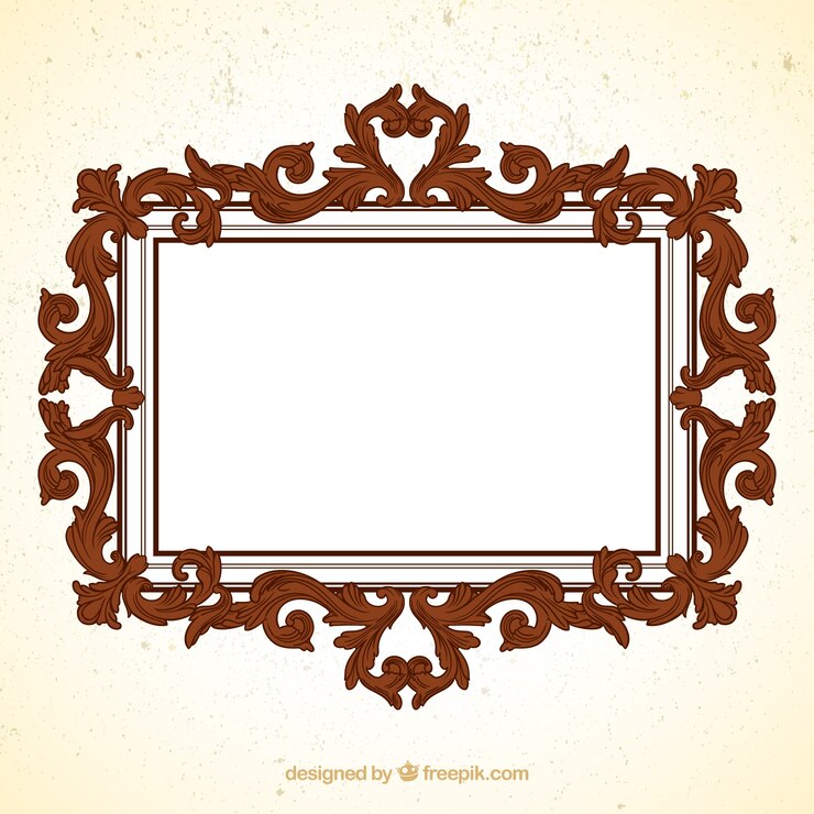 Vector Gratis ornamental retro frame