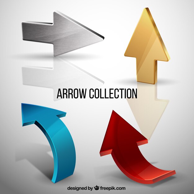 pack of metal arrows