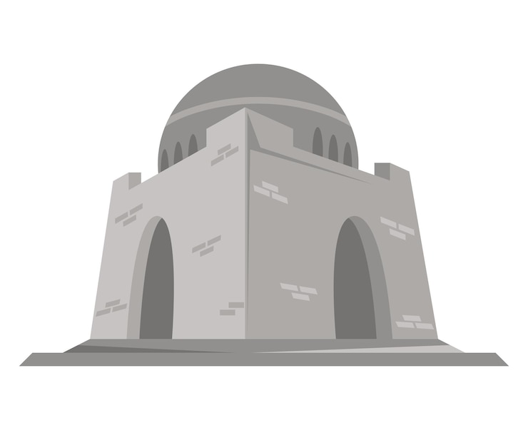 Vector Gratis pakistan mazar e quaid monument