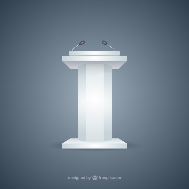 Vector Gratis panggung konferensi