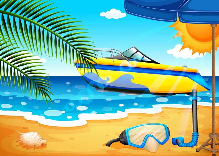 Vector Gratis pantai