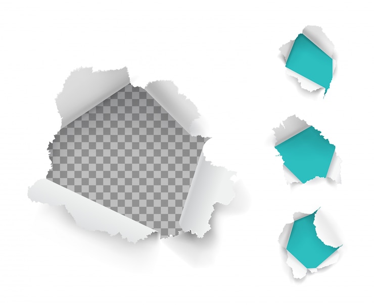 Vector Gratis paper holes collection