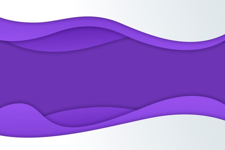 Vector Gratis paper style gradient wavy purple background