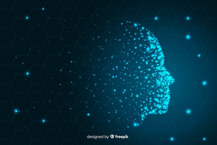 Vector Gratis particle face background